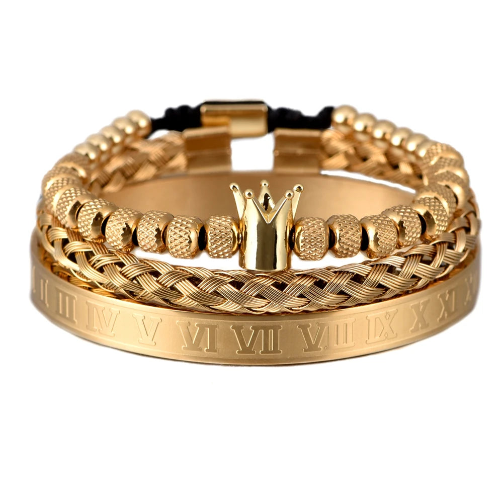 Crown Stainless Steel  Bracelet for Men