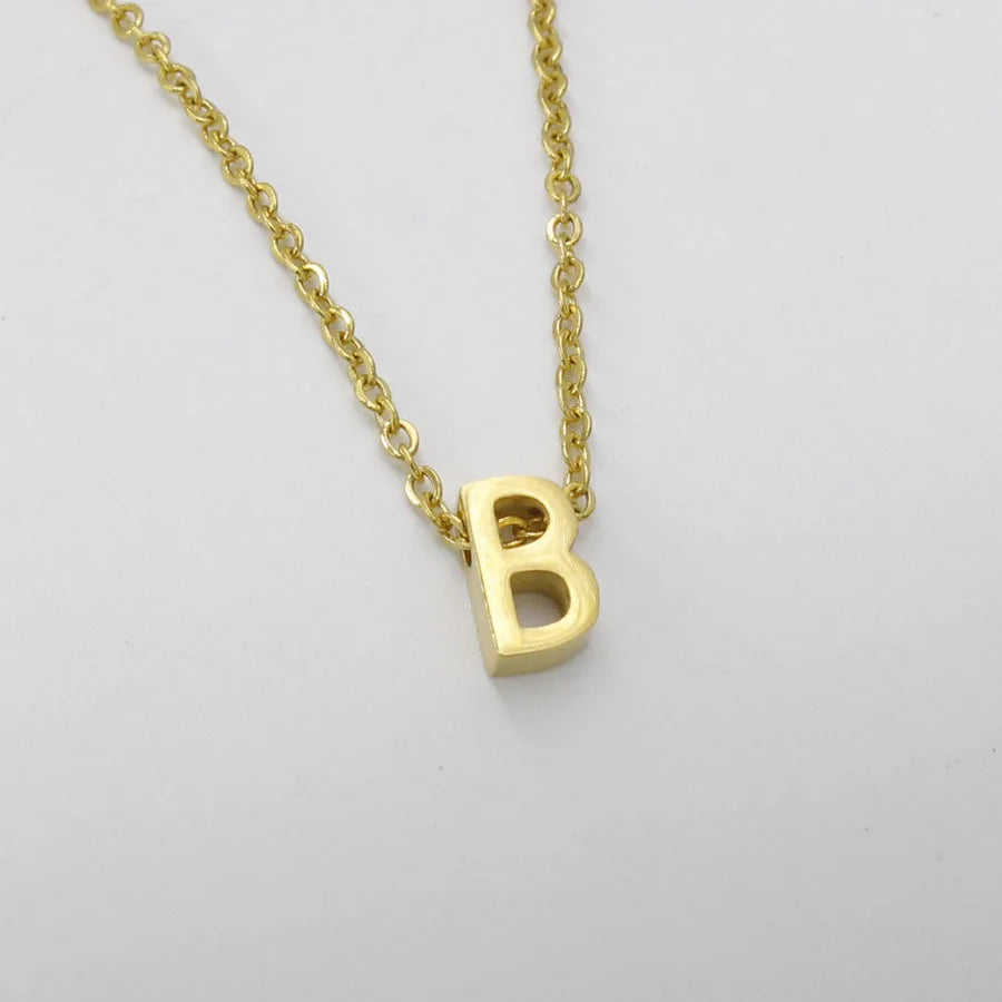 Gold Initial Necklace for Women | Stainless Steel Personalized Choker