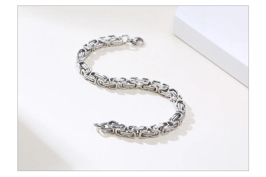 Byzantine link Bracelet  | for Men & Women