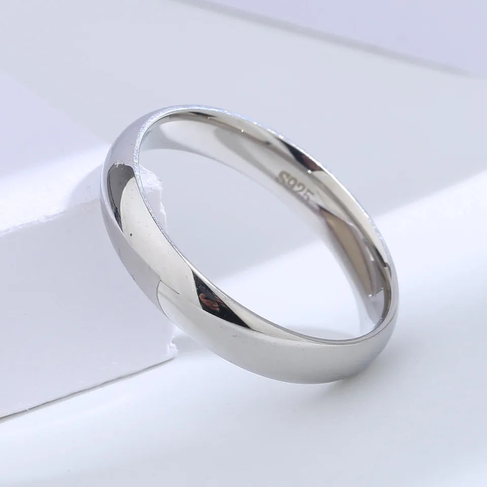 Sterling Silver Couples Ring Sets | Classic Wedding Bands | Simple Elegant Design