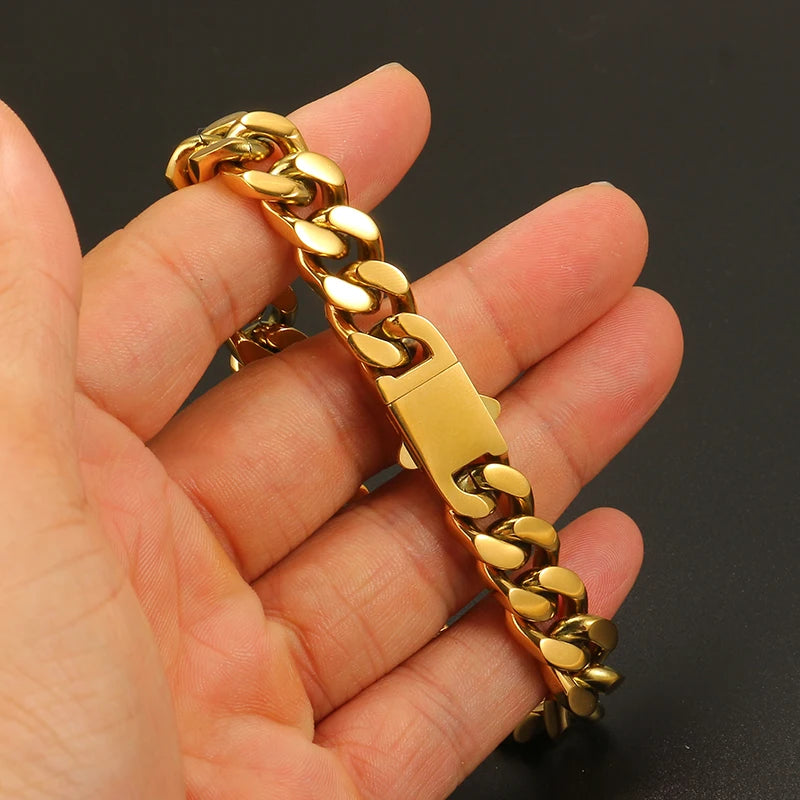 Luxury Necklace & Bracelet - Gold & Silver