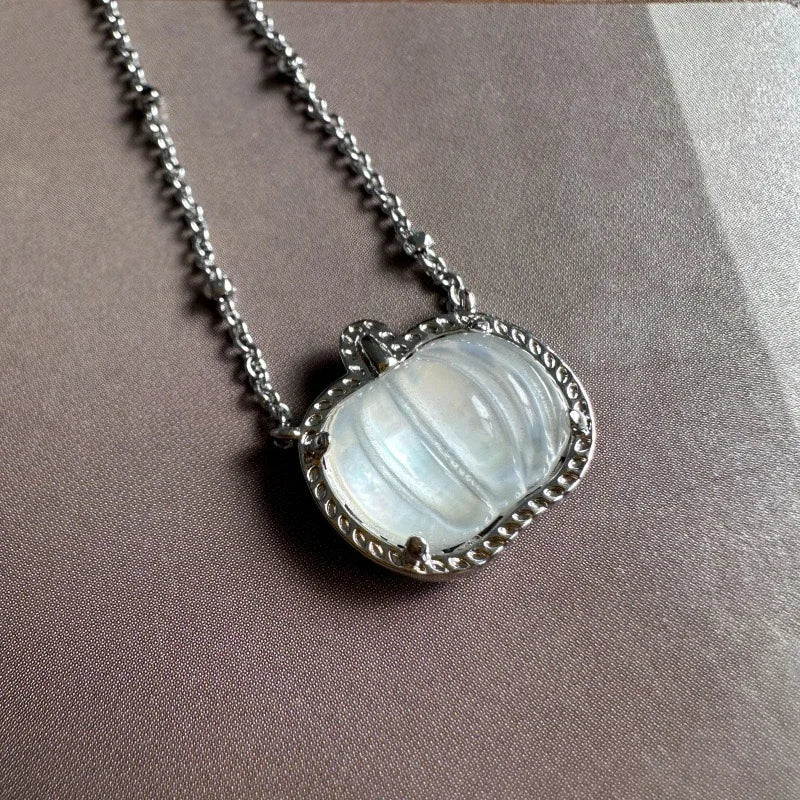 Halloween Pumpkin Pendant Necklace & Earrings Kendra Scott