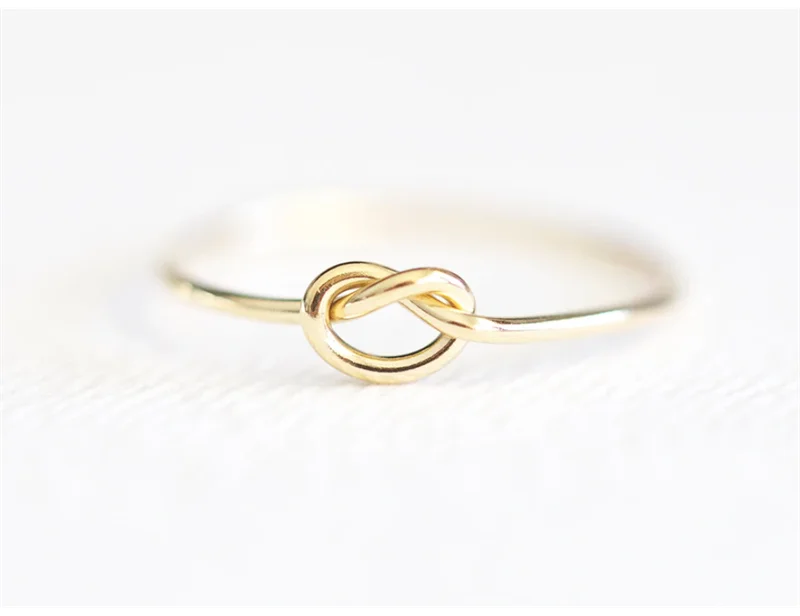 Heart-Shape Gold Ring – 14K Gold-Filled Minimalist Boho Knuckle Ring | Elegant Stacking Jewelry