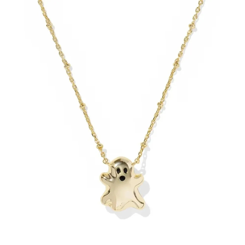 Kendra Scott Gold Ghost Pendant Necklace – Scary-Cute Halloween