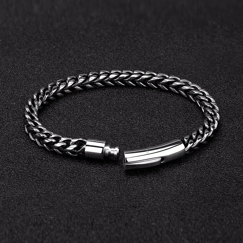 Stainless Steel Gold Plated Bracelet | For men