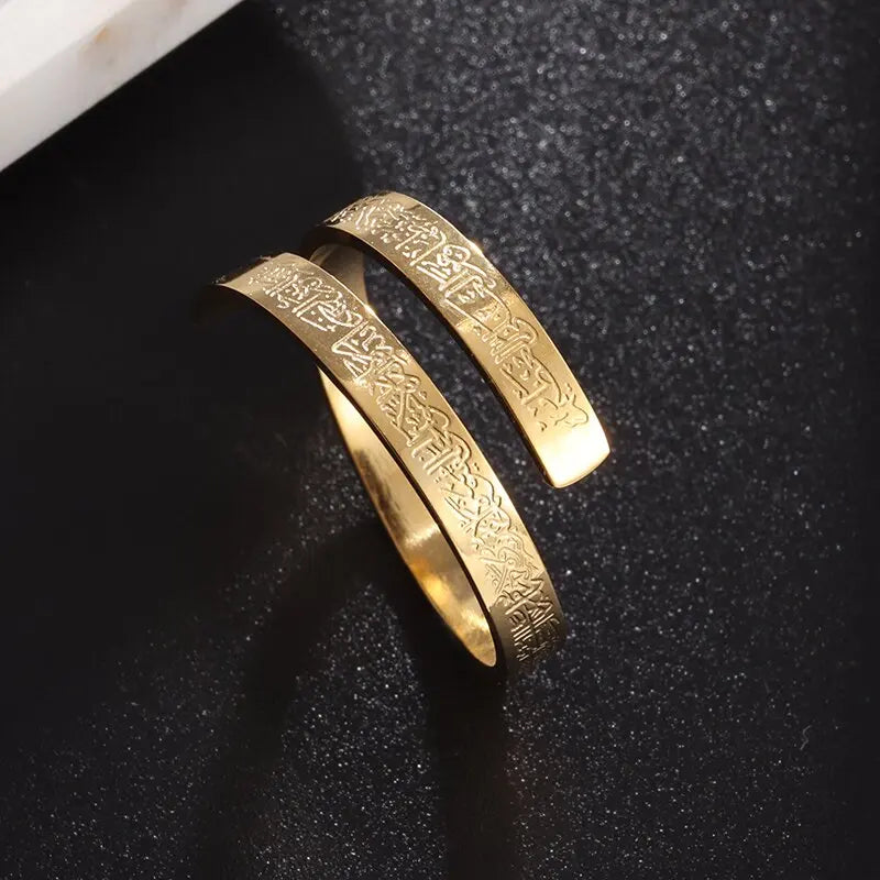 Stainless Steel Islamic Ring