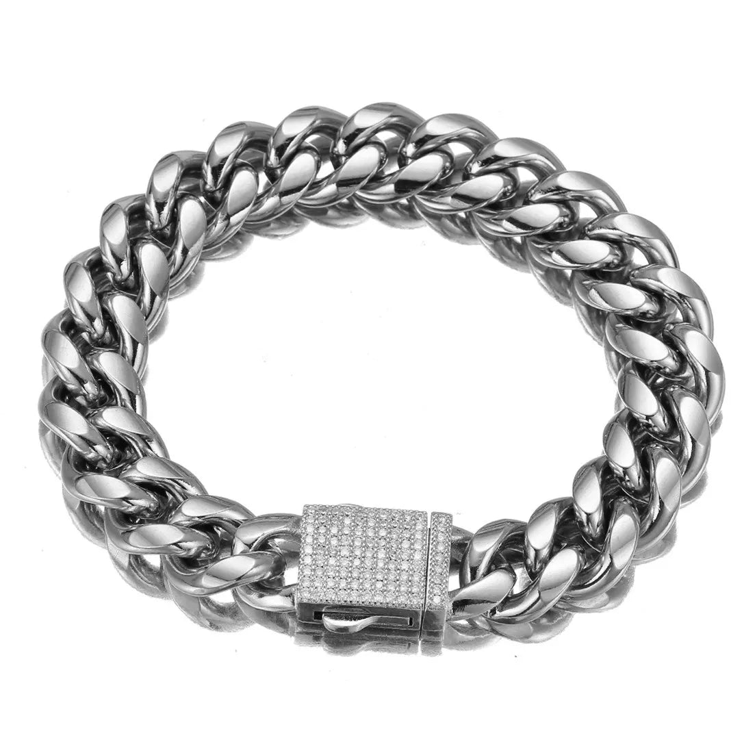 Goma Bracelet - Crystal Buckle Jewelry for Men