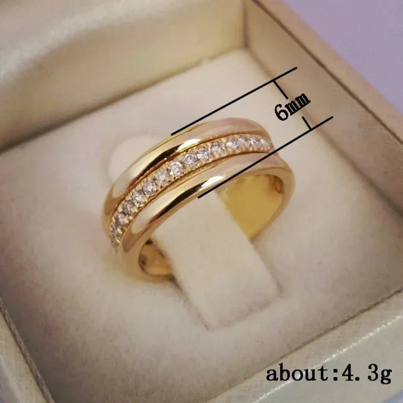 Luxury Stainless Steel Ring for Women