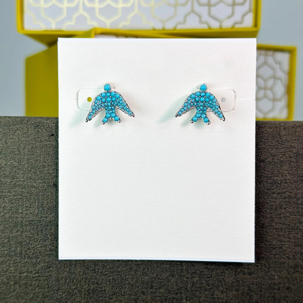 Melody Bird Gold Stud Earrings- Kendra Scott