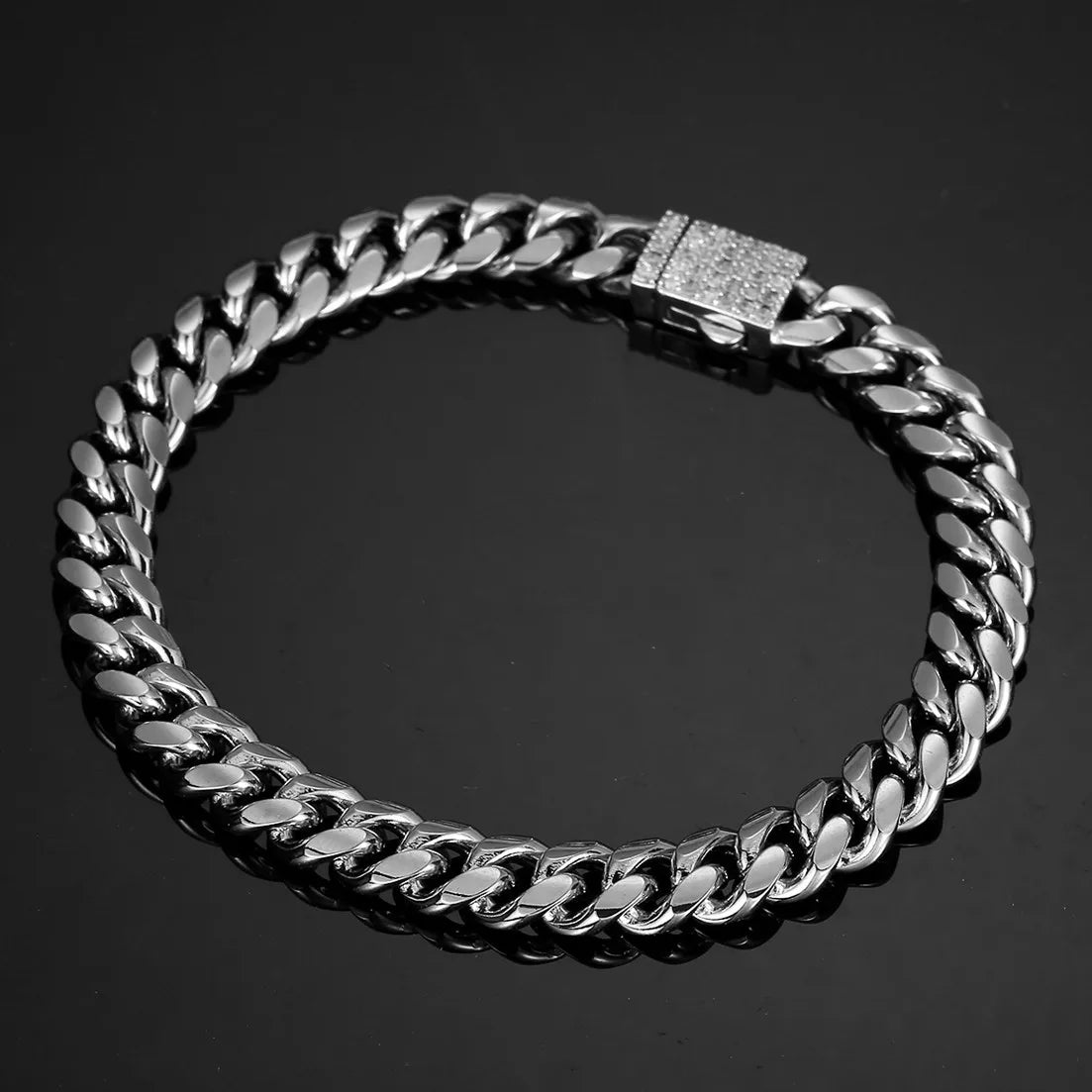 Goma Bracelet - Crystal Buckle Jewelry for Men