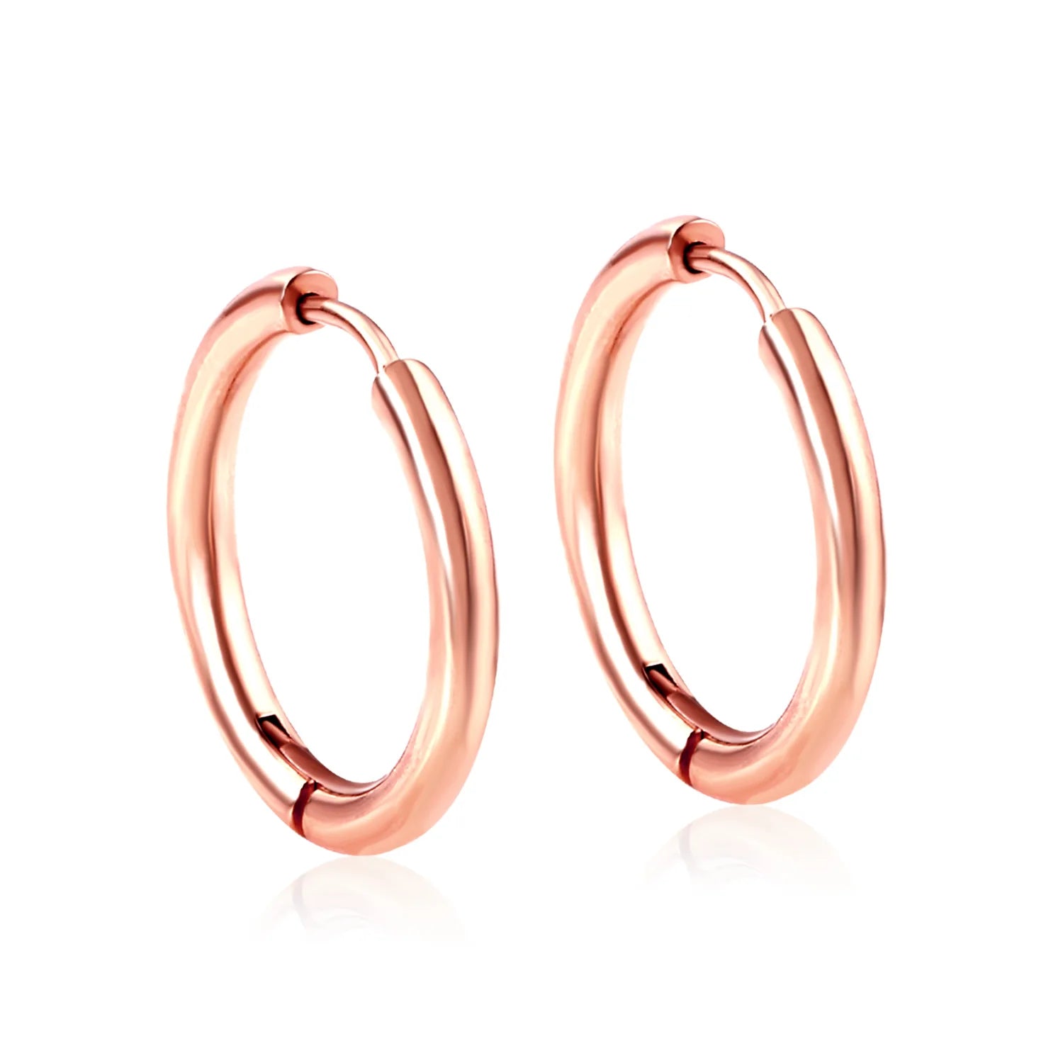 Gold Stainless Steel Earrings - for Women and Men