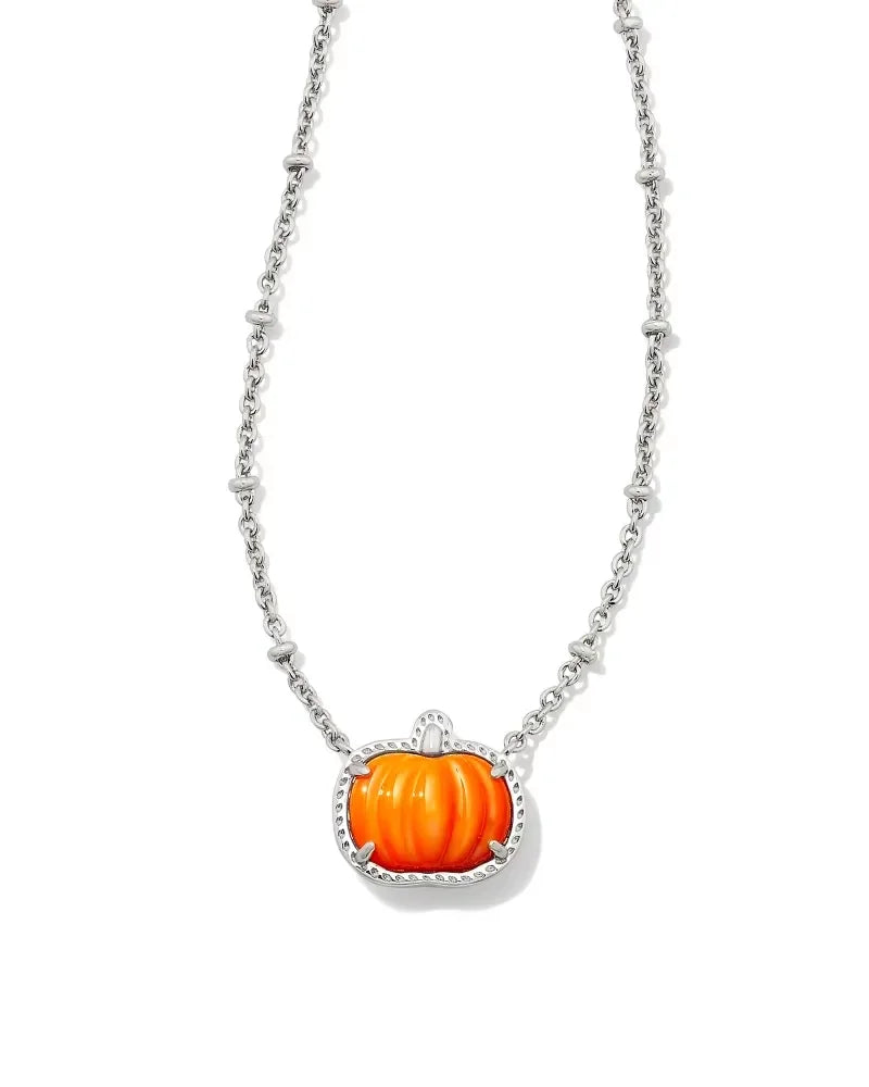 Kendra Scott Halloween Pumpkin Pendant Necklace