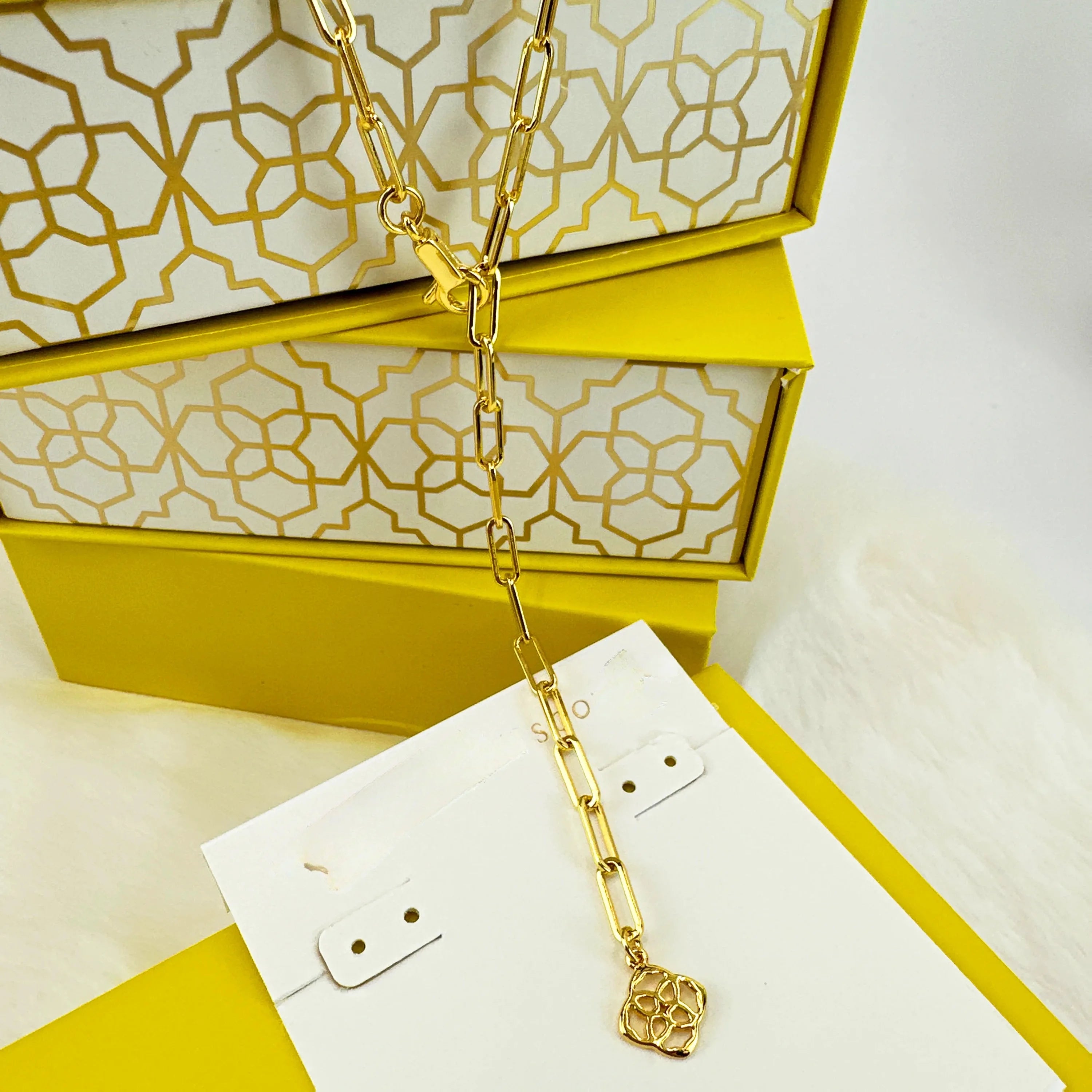 Merrick Vintage Chain Necklace- YELLOW ROSE Kendra Scott