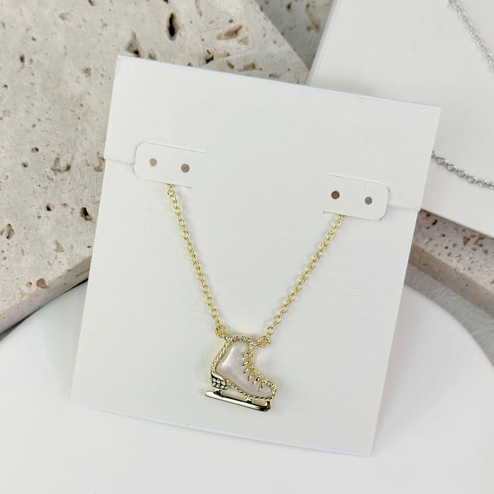 Ice Skate Pendant Necklace – 14K Gold Kendra Scott