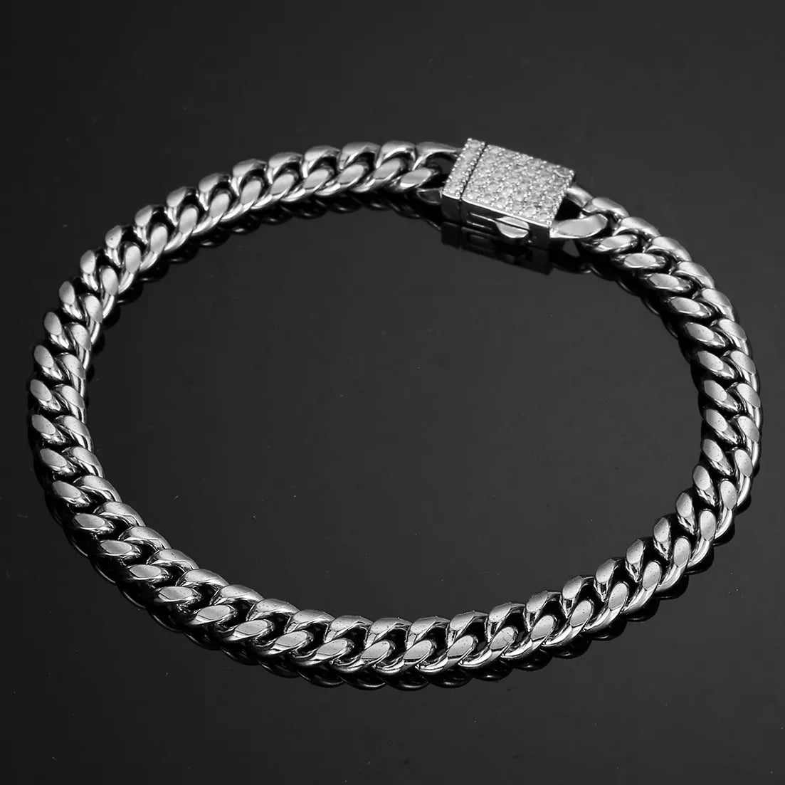 Goma Bracelet - Crystal Buckle Jewelry for Men