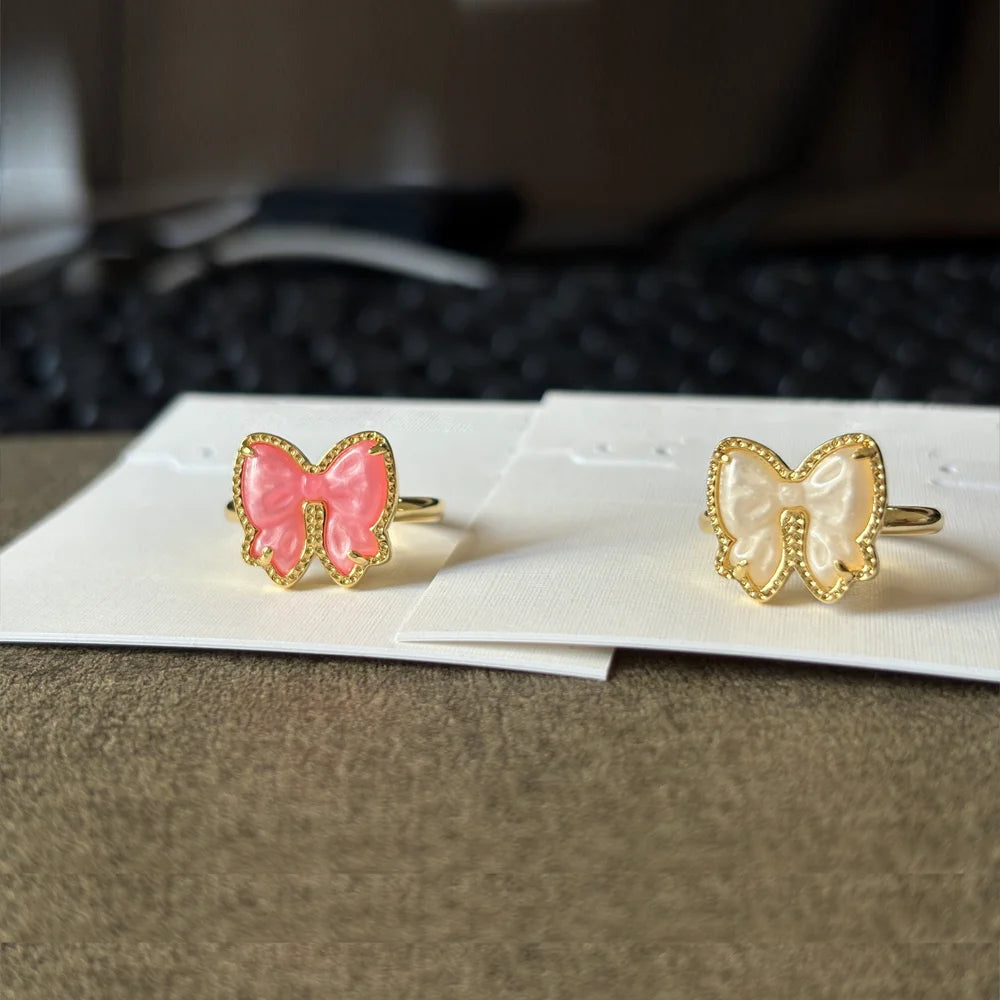 Haley Bow Gold Band Ring Kendra Scott