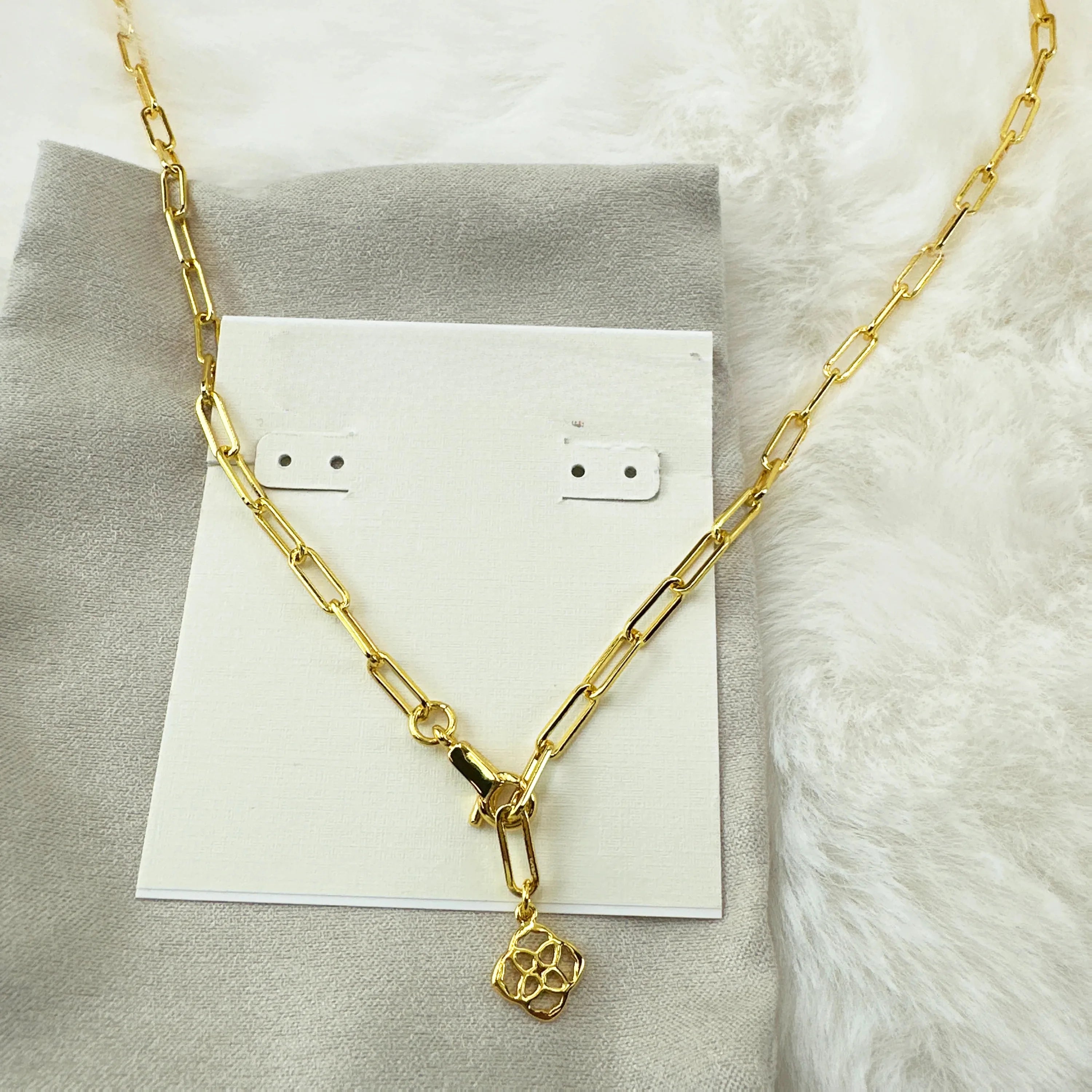 Merrick Vintage Chain Necklace- YELLOW ROSE Kendra Scott