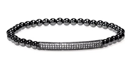 3-Piece Luxury Gold Beaded Bracelet Set – Royal King Crown  Men’s Fashion Jewelry