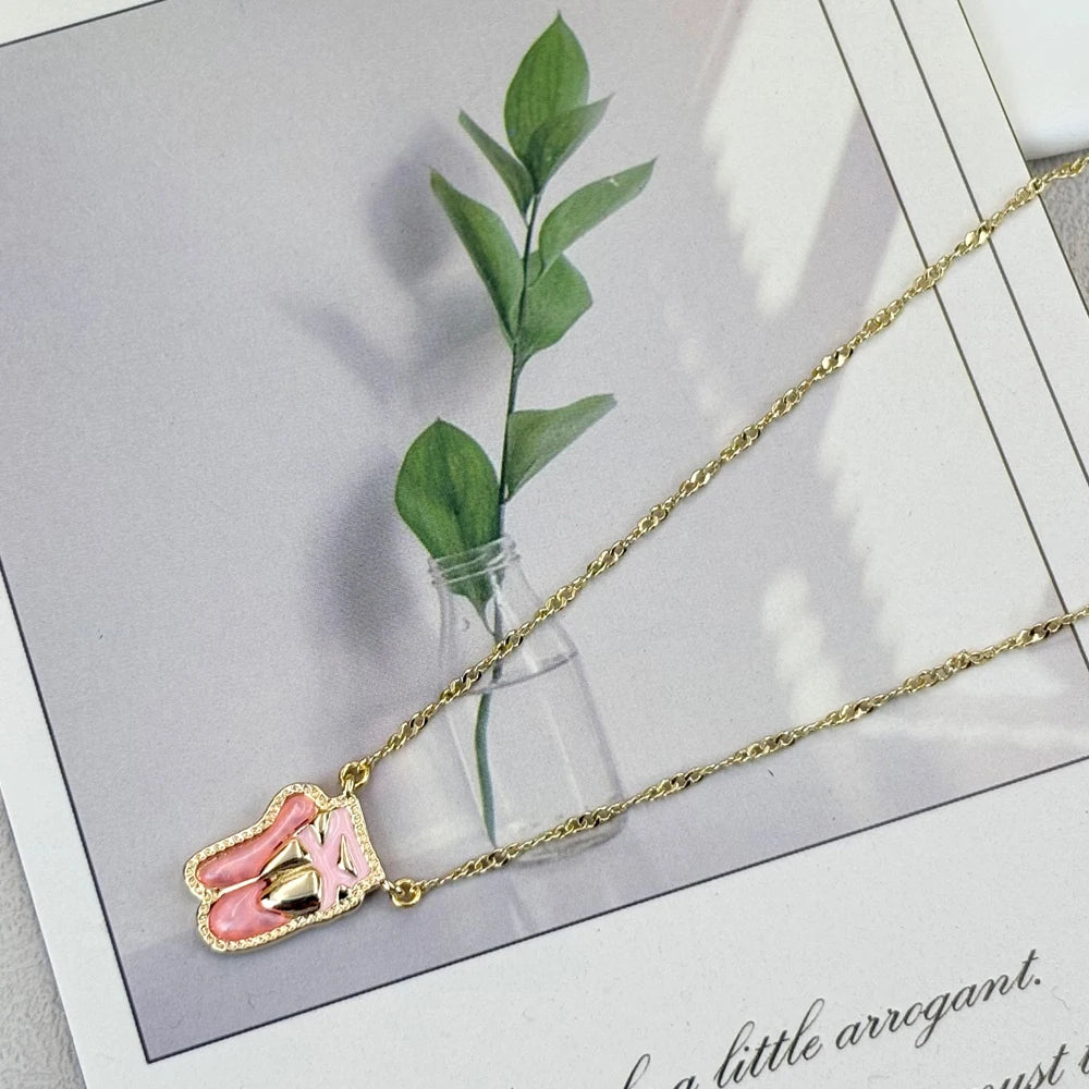 Ballet Shoes Pendant Necklace – Gold-Plated Kendra Scott