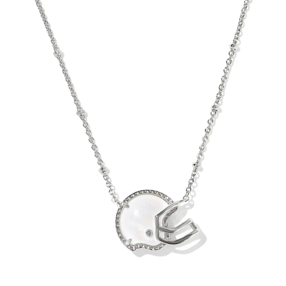 Kendra Scott Football Helmet Gold Short Pendant Necklace