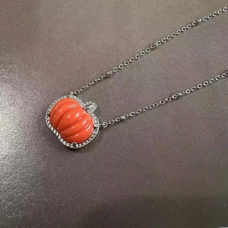 Kendra Scott Halloween Pumpkin Pendant Necklace