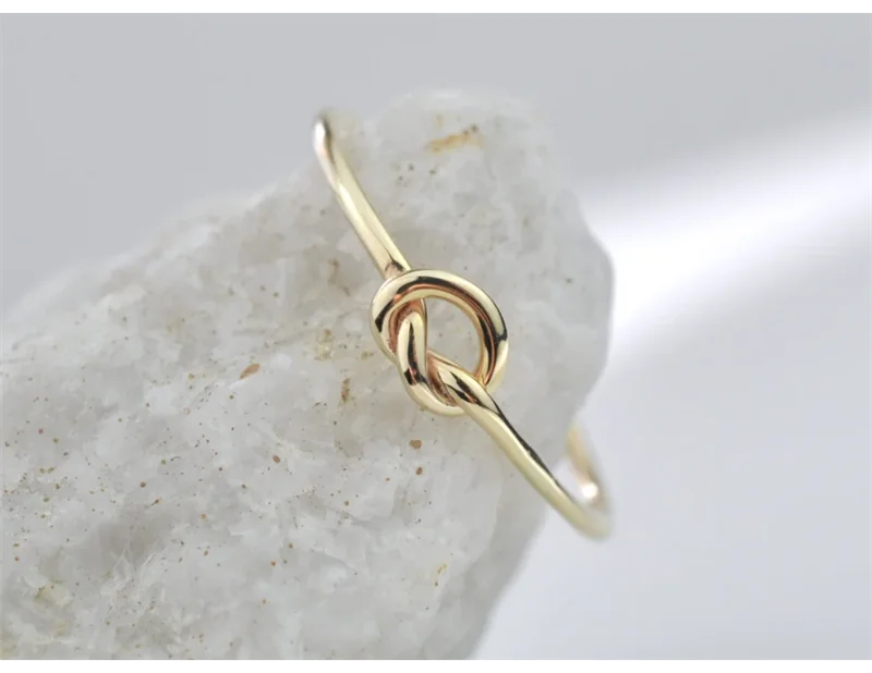 Heart-Shape Gold Ring – 14K Gold-Filled Minimalist Boho Knuckle Ring | Elegant Stacking Jewelry