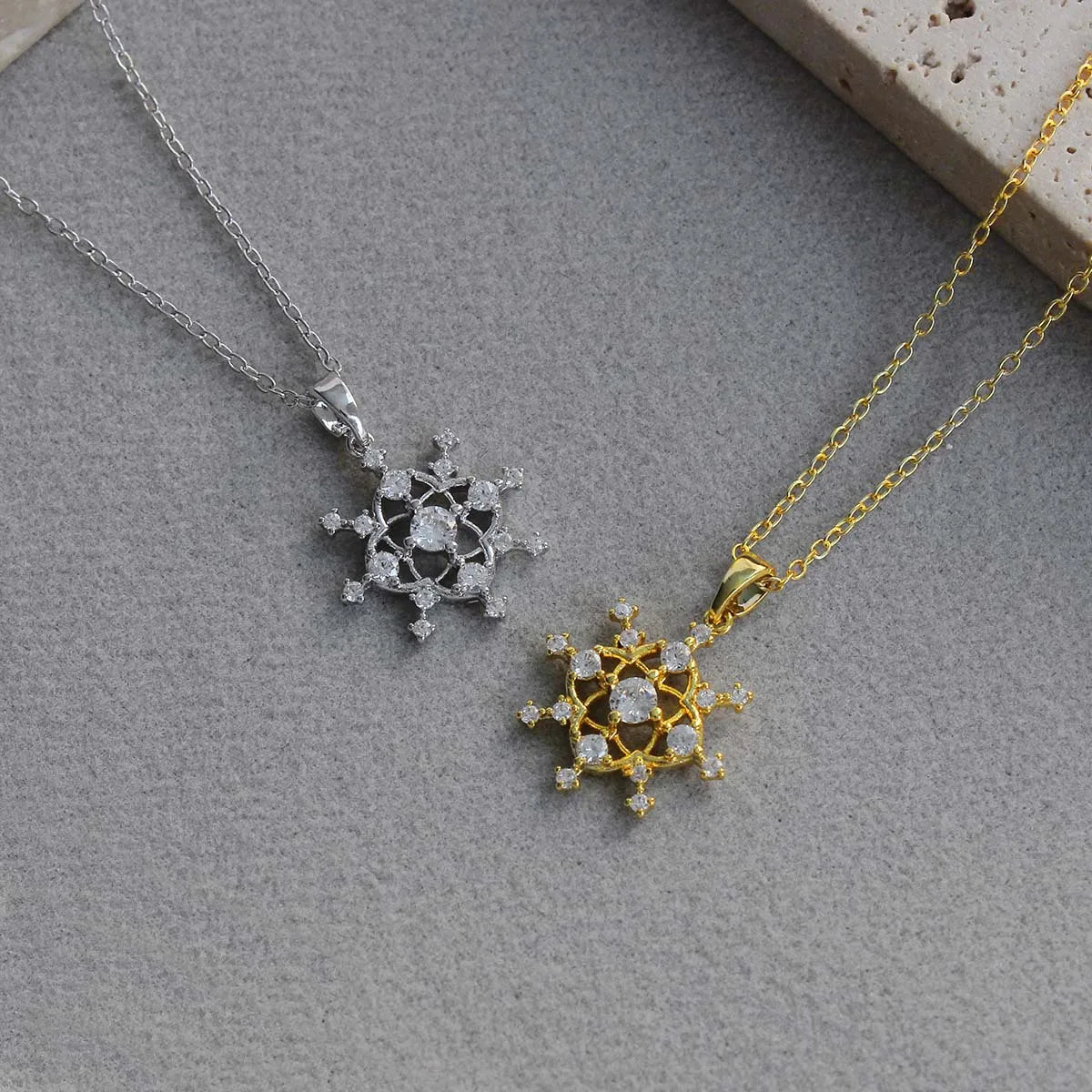 Snow Crystal Short Pendant Necklace- Kendra Scott