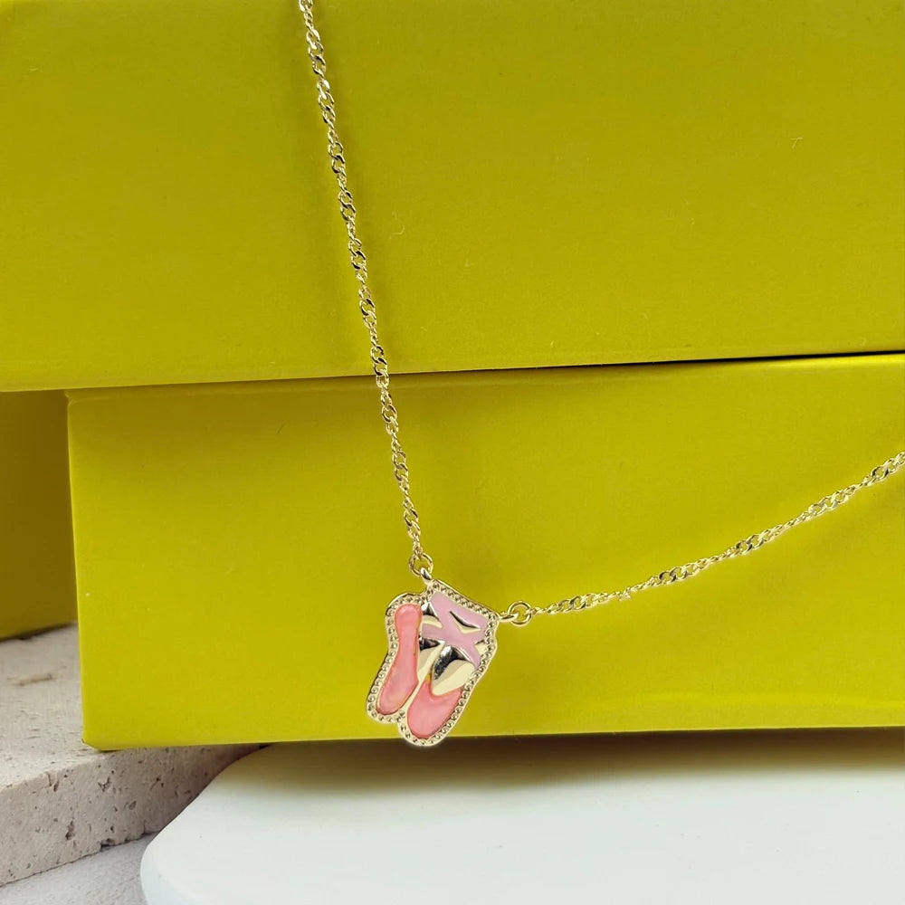 Ballet Shoes Pendant Necklace – Gold-Plated Kendra Scott