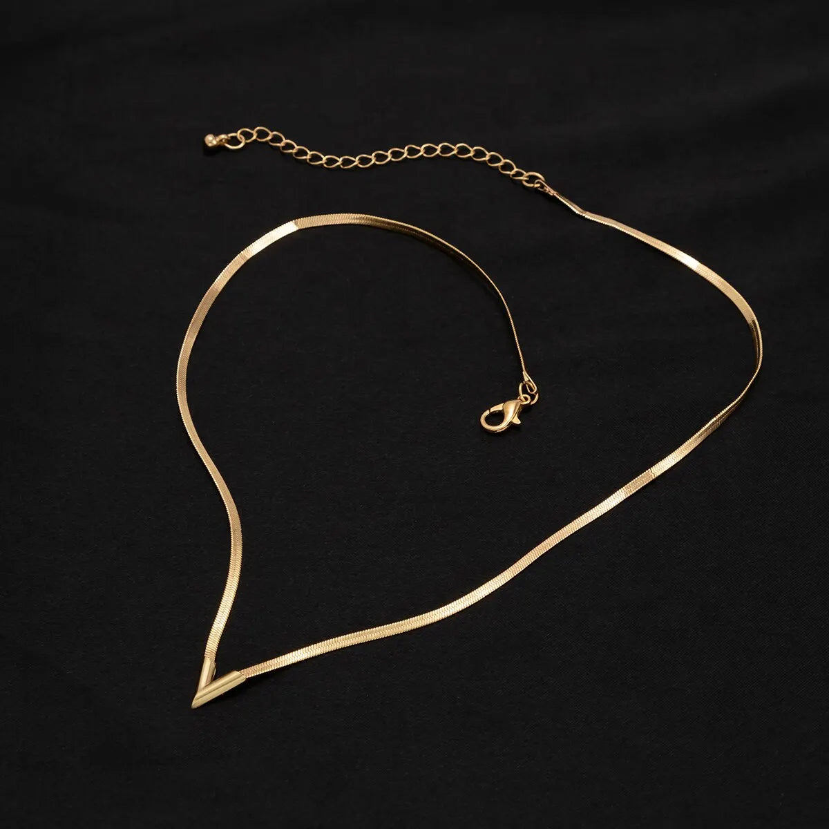 Gold-Plated Chain Necklace for Women | Geometric Coin Pendant